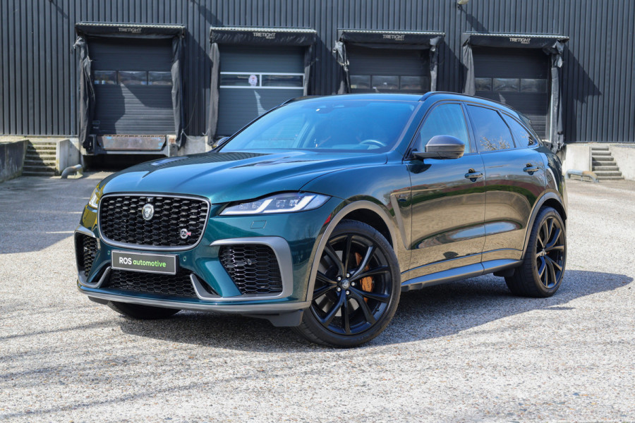 Jaguar F-Pace 5.0 V8 S/C AWD SVR | UNIEK! | DEALER ONDH | COBRA EXHAUST | STOELKOELING | 360 | HUD |