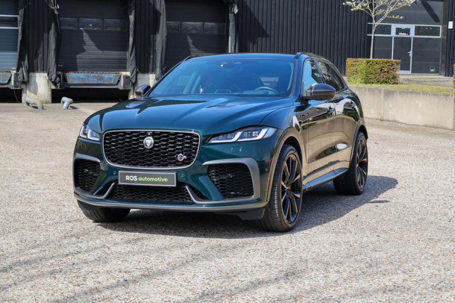Jaguar F-Pace 5.0 V8 S/C AWD SVR | UNIEK! | DEALER ONDH | COBRA EXHAUST | STOELKOELING | 360 | HUD |
