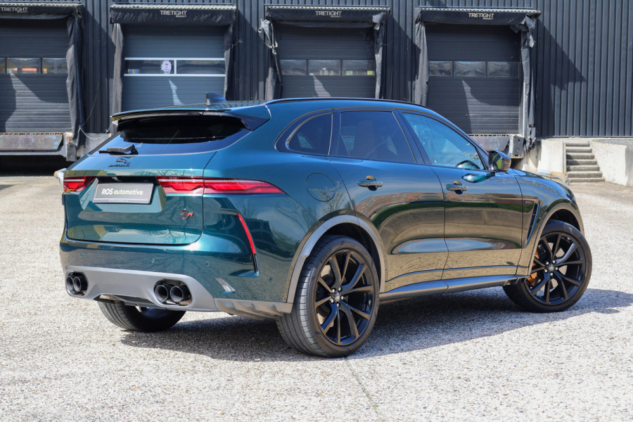 Jaguar F-Pace 5.0 V8 S/C AWD SVR | UNIEK! | DEALER ONDH | COBRA EXHAUST | STOELKOELING | 360 | HUD |