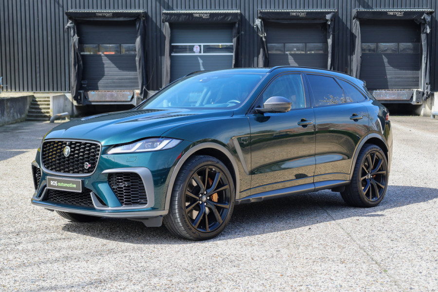 Jaguar F-Pace 5.0 V8 S/C AWD SVR | UNIEK! | DEALER ONDH | COBRA EXHAUST | STOELKOELING | 360 | HUD |