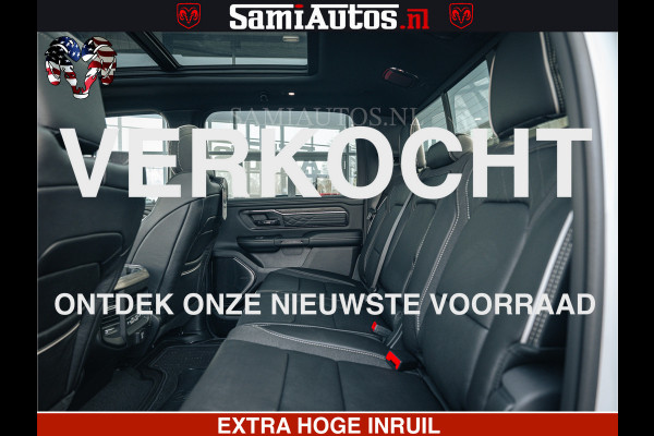 Dodge Ram LIMITED H.O 540PK 706Nm | Massage + Full Option | De Meest Luxe en Volle Pick-Up in zijn Klasse | Comfortabele Dubbele Cabine met Royale 5 Zitplaatsen | BPM vrij | Nu Leverbaar uit Voorraad | Voorraad Nr 2298 - 7479