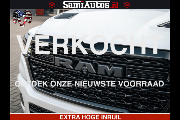 Dodge Ram LIMITED H.O 540PK 706Nm | Massage + Full Option | De Meest Luxe en Volle Pick-Up in zijn Klasse | Comfortabele Dubbele Cabine met Royale 5 Zitplaatsen | BPM vrij | Nu Leverbaar uit Voorraad | Voorraad Nr 2298 - 7479