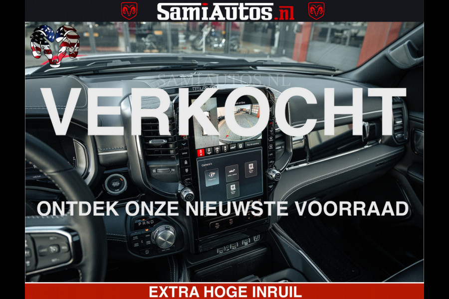 Dodge Ram LIMITED H.O 540PK 706Nm | Massage + Full Option | De Meest Luxe en Volle Pick-Up in zijn Klasse | Comfortabele Dubbele Cabine met Royale 5 Zitplaatsen | BPM vrij | Nu Leverbaar uit Voorraad | Voorraad Nr 2298 - 7479