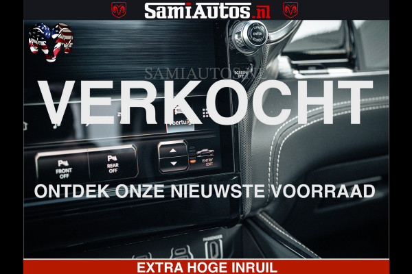 Dodge Ram LIMITED H.O 540PK 706Nm | Massage + Full Option | De Meest Luxe en Volle Pick-Up in zijn Klasse | Comfortabele Dubbele Cabine met Royale 5 Zitplaatsen | BPM vrij | Nu Leverbaar uit Voorraad | Voorraad Nr 2298 - 7479
