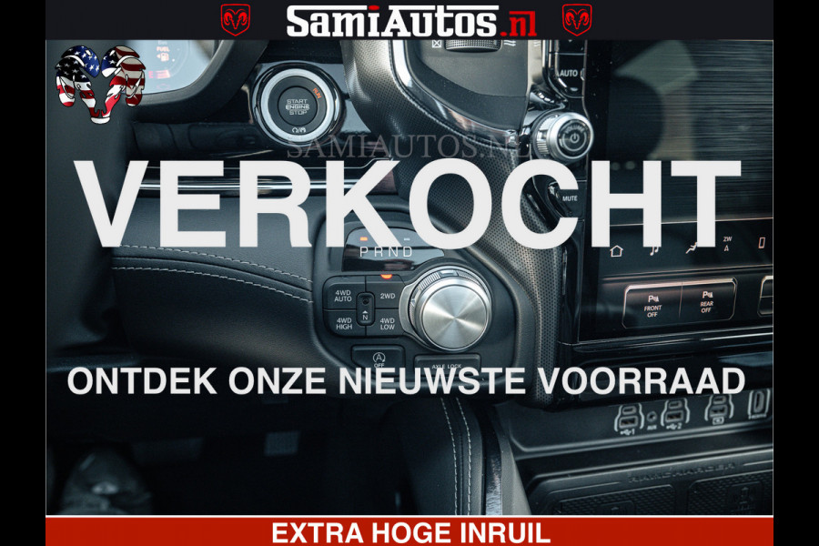 Dodge Ram LIMITED H.O 540PK 706Nm | Massage + Full Option | De Meest Luxe en Volle Pick-Up in zijn Klasse | Comfortabele Dubbele Cabine met Royale 5 Zitplaatsen | BPM vrij | Nu Leverbaar uit Voorraad | Voorraad Nr 2298 - 7479