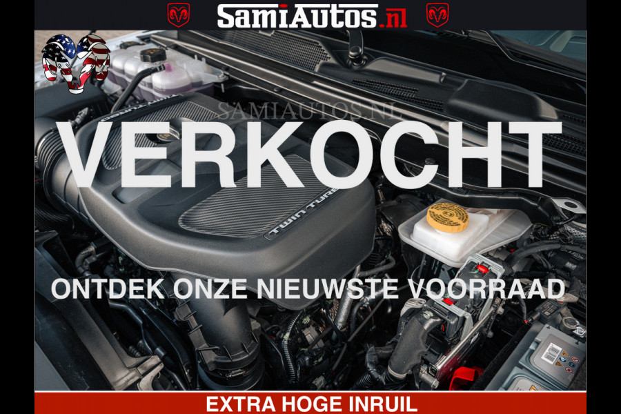 Dodge Ram LIMITED H.O 540PK 706Nm | Massage + Full Option | De Meest Luxe en Volle Pick-Up in zijn Klasse | Comfortabele Dubbele Cabine met Royale 5 Zitplaatsen | BPM vrij | Nu Leverbaar uit Voorraad | Voorraad Nr 2298 - 7479