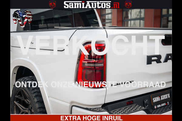 Dodge Ram LIMITED H.O 540PK 706Nm | Massage + Full Option | De Meest Luxe en Volle Pick-Up in zijn Klasse | Comfortabele Dubbele Cabine met Royale 5 Zitplaatsen | BPM vrij | Nu Leverbaar uit Voorraad | Voorraad Nr 2298 - 7479