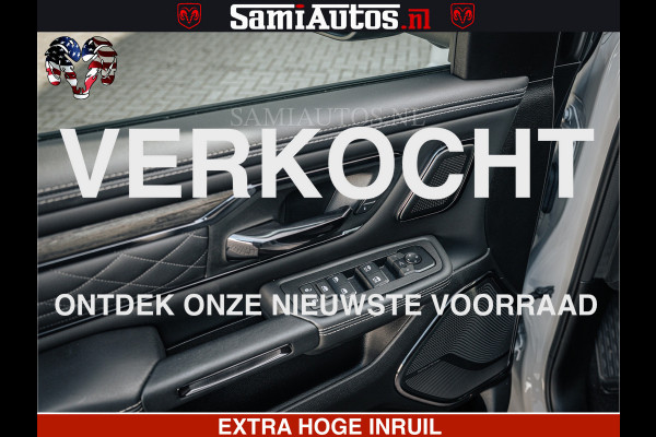 Dodge Ram LIMITED H.O 540PK 706Nm | Massage + Full Option | De Meest Luxe en Volle Pick-Up in zijn Klasse | Comfortabele Dubbele Cabine met Royale 5 Zitplaatsen | BPM vrij | Nu Leverbaar uit Voorraad | Voorraad Nr 2298 - 7479