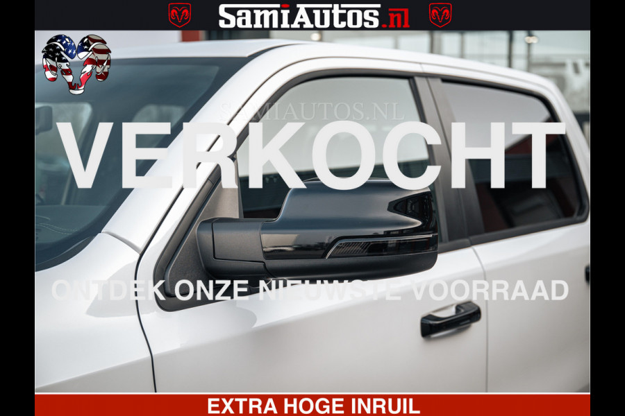 Dodge Ram LIMITED H.O 540PK 706Nm | Massage + Full Option | De Meest Luxe en Volle Pick-Up in zijn Klasse | Comfortabele Dubbele Cabine met Royale 5 Zitplaatsen | BPM vrij | Nu Leverbaar uit Voorraad | Voorraad Nr 2298 - 7479