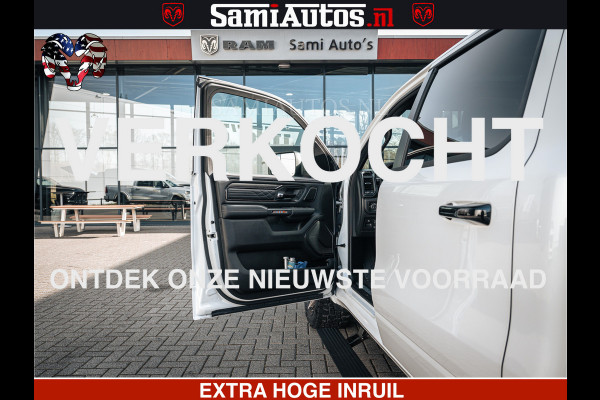 Dodge Ram LIMITED H.O 540PK 706Nm | Massage + Full Option | De Meest Luxe en Volle Pick-Up in zijn Klasse | Comfortabele Dubbele Cabine met Royale 5 Zitplaatsen | BPM vrij | Nu Leverbaar uit Voorraad | Voorraad Nr 2298 - 7479