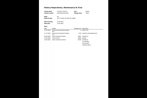 Kia Ev6 Plus 77.4 kWh|100% SOH|LEDER|MEMORY|STOELVERW.V+A/STOELVENT.V|STUURVERW|CAMERA|CARPLAY/ANDROID AUTO|IN.BTW|1e EIG|NL-AUTO|