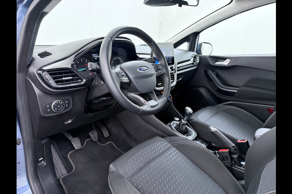 Ford Fiesta 1.0T 126PK Titanium Apple Carplay Android Navi LM Airco Cruise Control Stoelverwarming Apps Voorruitverwarming Wifi Mistlampen Chroompack TCS Led Lmv Lane Assist Isofix TCS EAB Hill-Start-Assist Ford-Pass-Connect LED