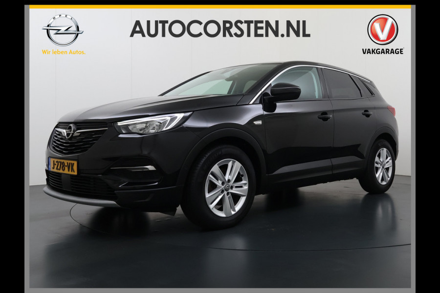 Opel Grandland X T131PK Trekhaak AGR Navi Apple Carplay Android 1/2 Leer Cruise Control Pdc ECC Ergocomfort Stoel Business Executive Lmv Privacy Glas Led DAB+ Regen-Lichtsensor Lane Assist 1.400KG Trekgewicht 1e Eigenaar Origineel Nederlandse Auto € 34.000