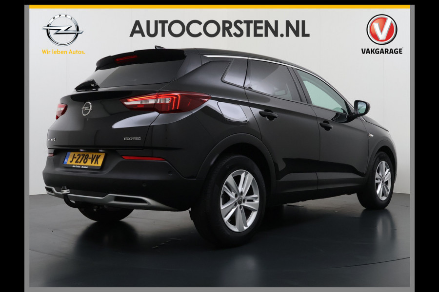Opel Grandland X T131PK Trekhaak AGR Navi Apple Carplay Android 1/2 Leer Cruise Control Pdc ECC Ergocomfort Stoel Business Executive Lmv Privacy Glas Led DAB+ Regen-Lichtsensor Lane Assist 1.400KG Trekgewicht 1e Eigenaar Origineel Nederlandse Auto € 34.000
