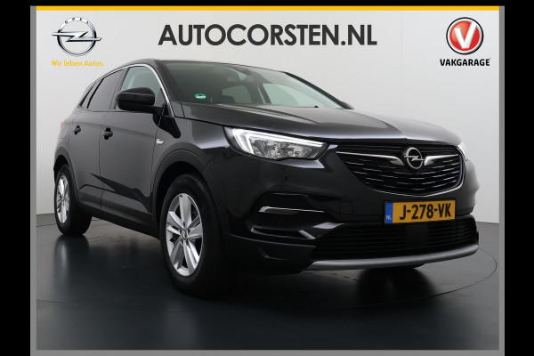 Opel Grandland X T131PK Trekhaak AGR Navi Apple Carplay Android 1/2 Leer Cruise Control Pdc ECC Ergocomfort Stoel Business Executive Lmv Privacy Glas Led DAB+ Regen-Lichtsensor Lane Assist 1.400KG Trekgewicht 1e Eigenaar Origineel Nederlandse Auto € 34.000