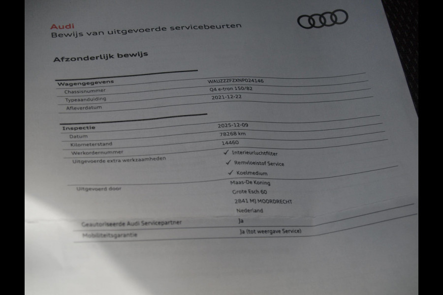 Audi Q4 e-tron 40 S edition 77 kWh | S-Line | Head-Up Display | Camera | ACC | Apple Carplay |