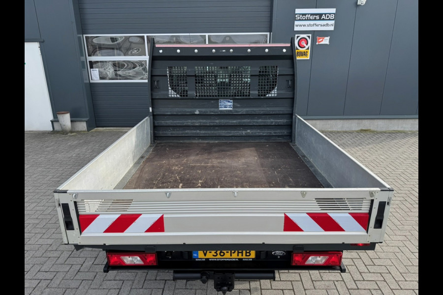 Ford Transit 350 2.0 TDCI L2H1 DC Trend 4WD | Open laadbak | Bluetooth | Kunstleder | 7-pers | Cruise| Airco | Radio | AWD 4×4