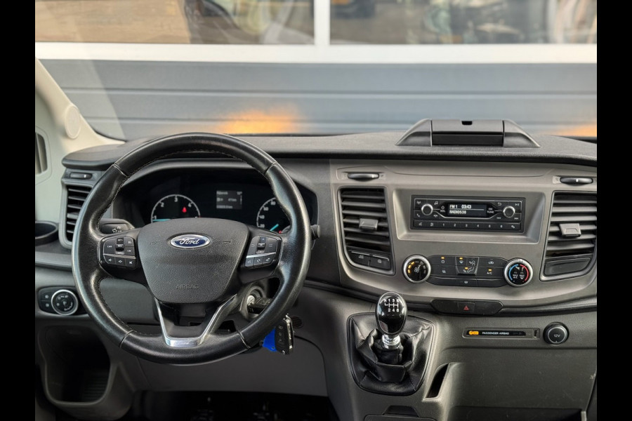 Ford Transit 350 2.0 TDCI L2H1 DC Trend 4WD | Open laadbak | Bluetooth | Kunstleder | 7-pers | Cruise| Airco | Radio | AWD 4×4