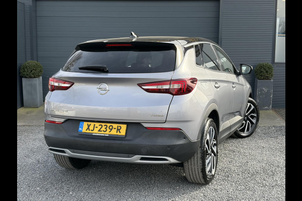 Opel Grandland X 1.2 Turbo Ultimate 1e Eigenaar,360° Camera,Pano,Navi,Stoelverw,Keyless,Rijstrooksensor,BSD,131pk,6 Bak,N.A.P,Pdc V+A,Lm velgen,Halfleder,Dealer Onderhouden,Net beurt gehad,Apk tot 01-2027
