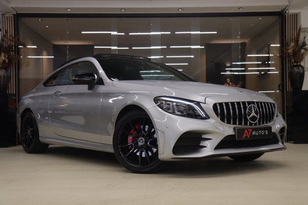 Mercedes-Benz C-Klasse Coupé 180 AMG-LINE NAP Pano/Burm/Carplay/Stoelver/Sfeer/360Cam/Vol