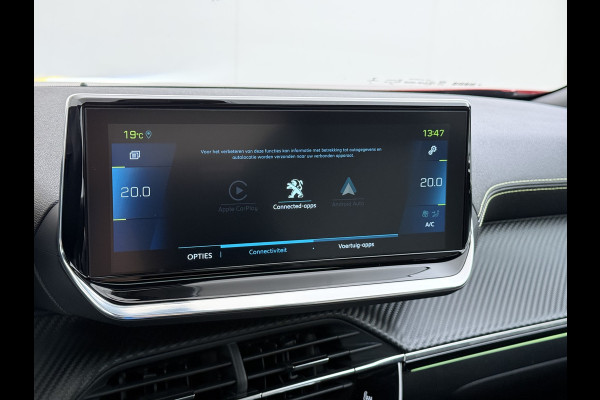 Peugeot e-2008 EV GT 50kWh Pano-Dak 360°Camera 3-fase 18" 1/2 Leer/Alcantara Adaptive-Cruise 3D-Navi ParkAssist PDC-a+v Ecc Stoelverwarming App SOH 91% Keyless Led LmvPrivacy Glas BlindSpot Assist Lane Assist Isofix DAB+ Regen-Lichtsensor Dealeronderhouden € 40.000 nieuw!