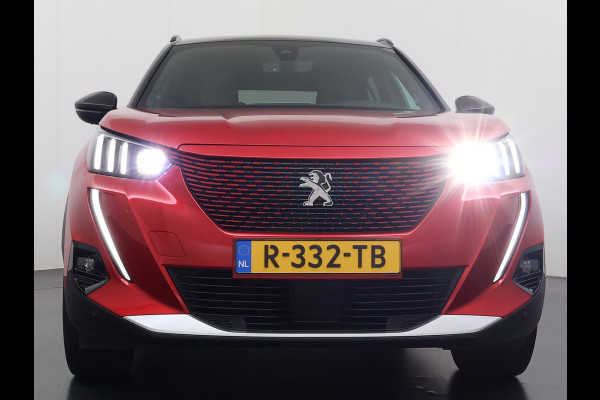 Peugeot e-2008 EV GT 50kWh Pano-Dak 360°Camera 3-fase 18" 1/2 Leer/Alcantara Adaptive-Cruise 3D-Navi ParkAssist PDC-a+v Ecc Stoelverwarming App SOH 91% Keyless Led LmvPrivacy Glas BlindSpot Assist Lane Assist Isofix DAB+ Regen-Lichtsensor Dealeronderhouden € 40.000 nieuw!