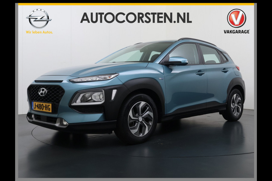 Hyundai Kona 1.6GDI 142PK HEV Hybrid Automaat Adap.Cruise Navi Ecc Camera Krell®-Audio Apple Carplay Android Auto Comfort Lane Assist VESS Led Lmv Isofix Bluetooth DAB FCA 1e Eigenaar Origineel Nederlandse Auto