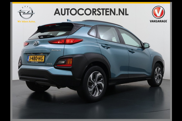 Hyundai Kona 1.6GDI 142PK HEV Hybrid Automaat Adap.Cruise Navi Ecc Camera Krell®-Audio Apple Carplay Android Auto Comfort Lane Assist VESS Led Lmv Isofix Bluetooth DAB FCA 1e Eigenaar Origineel Nederlandse Auto