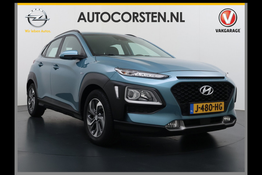 Hyundai Kona 1.6GDI 142PK HEV Hybrid Automaat Adap.Cruise Navi Ecc Camera Krell®-Audio Apple Carplay Android Auto Comfort Lane Assist VESS Led Lmv Isofix Bluetooth DAB FCA 1e Eigenaar Origineel Nederlandse Auto