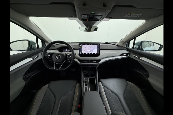 Škoda ENYAQ iV 80 Sport Panorama-Schuifdak Soh 93% Memory Trekhaak Adap.Cruise 360°Camera Navi Ecc Apple Carplay Android Auto Pdc Lmv 21" Privacy Glas Led DAB Stuur+Stoel+A.Bankverwarming Lane Assist Keyless 1.000kg Trekvermogen 1e Eigenaar Origineel Nederlandse Auto Dealeronderhouden Nieuwprijs €59.457,-