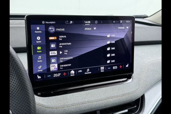 Škoda ENYAQ iV 80 Sport Panorama-Schuifdak Soh 93% Memory Trekhaak Adap.Cruise 360°Camera Navi Ecc Apple Carplay Android Auto Pdc Lmv 21" Privacy Glas Led DAB Stuur+Stoel+A.Bankverwarming Lane Assist Keyless 1.000kg Trekvermogen 1e Eigenaar Origineel Nederlandse Auto Dealeronderhouden Nieuwprijs €59.457,-
