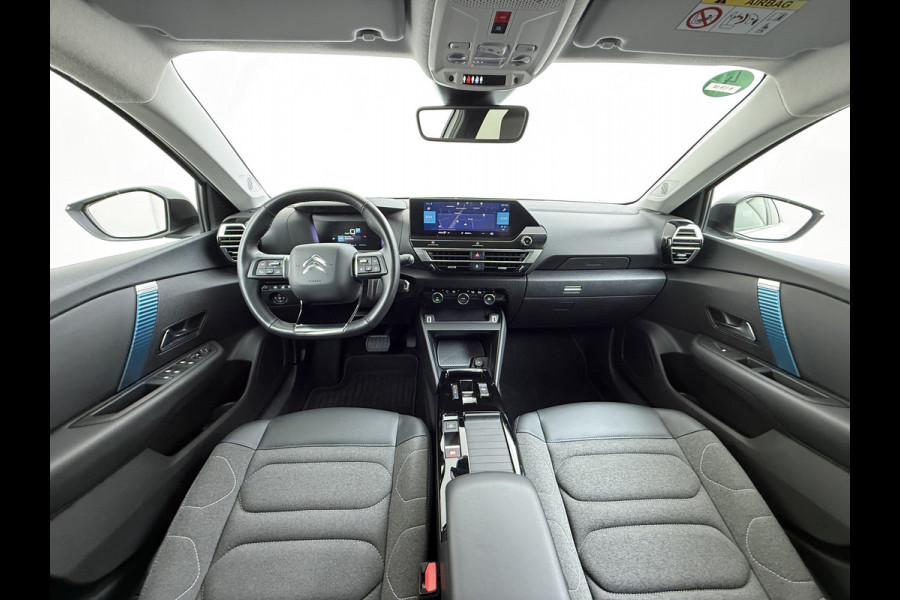 Citroën Ë-C4 50kWh SOH 91% Head-Up Display Adap.Cruise Verwarmd Stuur 360°Camera Navi Ecc Apple Carplay Android Auto Shine Lmv Led Privacy Glas Isofix DAB Bluetooth Lane Assist Regen-Lichtsensor