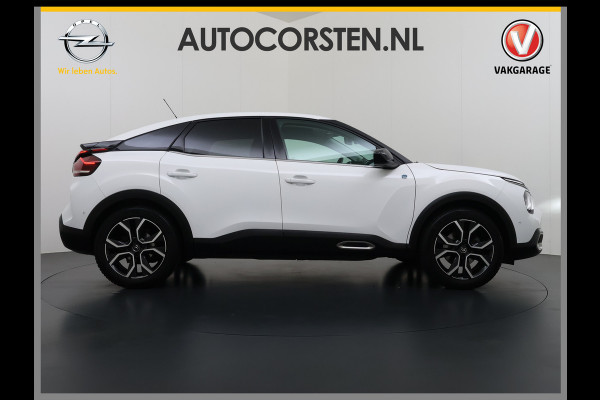 Citroën Ë-C4 50kWh SOH 91% Head-Up Display Adap.Cruise Verwarmd Stuur 360°Camera Navi Ecc Apple Carplay Android Auto Shine Lmv Led Privacy Glas Isofix DAB Bluetooth Lane Assist Regen-Lichtsensor