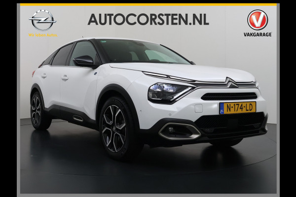 Citroën Ë-C4 50kWh SOH 91% Head-Up Display Adap.Cruise Verwarmd Stuur 360°Camera Navi Ecc Apple Carplay Android Auto Shine Lmv Led Privacy Glas Isofix DAB Bluetooth Lane Assist Regen-Lichtsensor