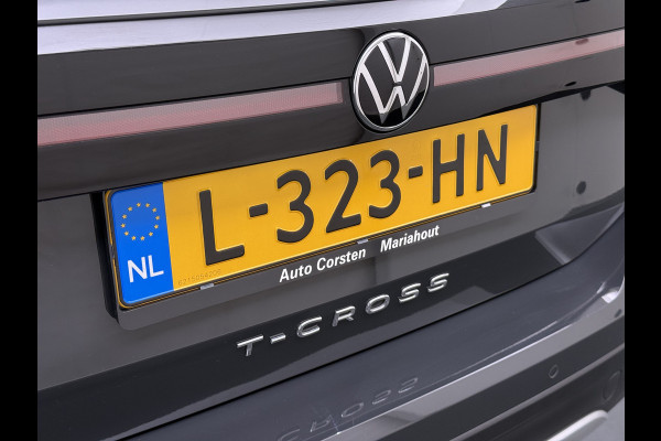 Volkswagen T-Cross 1.0TSI 111PK Automaat Executive-Pack Navi Ecc Adap.Cruise Control Apple Carplay Android Auto Pdc Style Dodehoek detectie Lmv Led Isofix DAB Bluetooth Licht-Regensensor App-Connect 1e Eigenaar Origineel Nederlandse Auto
