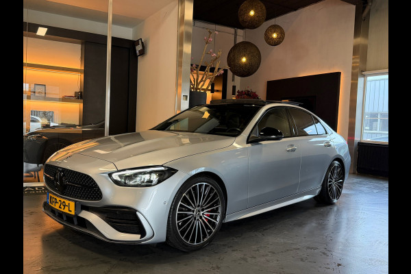 Mercedes-Benz C-Klasse 180 AMG Night pakket Panorama Carbon Sfeerverl.