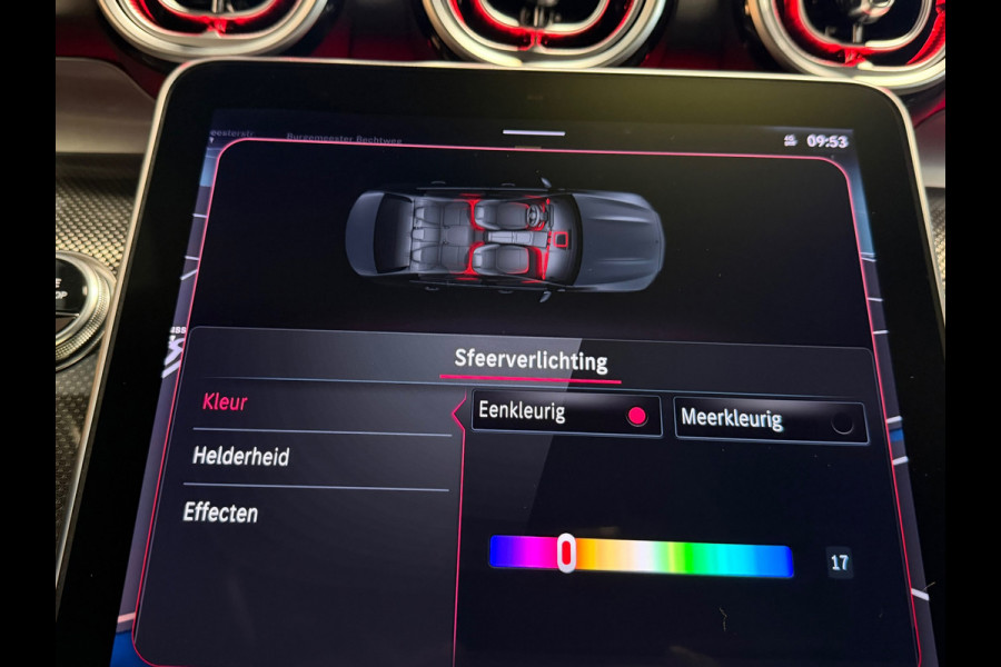 Mercedes-Benz C-Klasse 180 AMG Night pakket Panorama Carbon Sfeerverl.