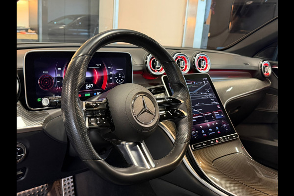 Mercedes-Benz C-Klasse 180 AMG Night pakket Panorama Carbon Sfeerverl.