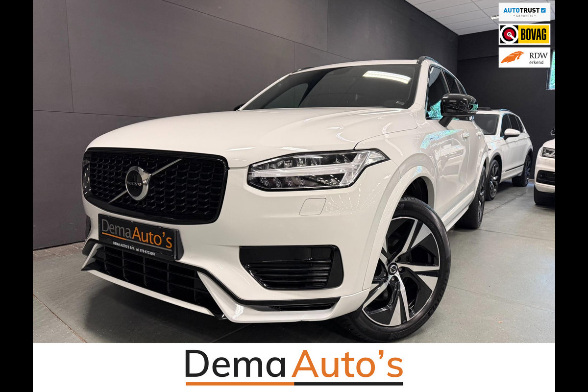 Volvo XC90 2.0 T8 Recharge AWD R-Design 455PK L-RANGE 7P SOH-TEST/PANO/LEDER/NAVI/CAM/H-KARDON/DAB///