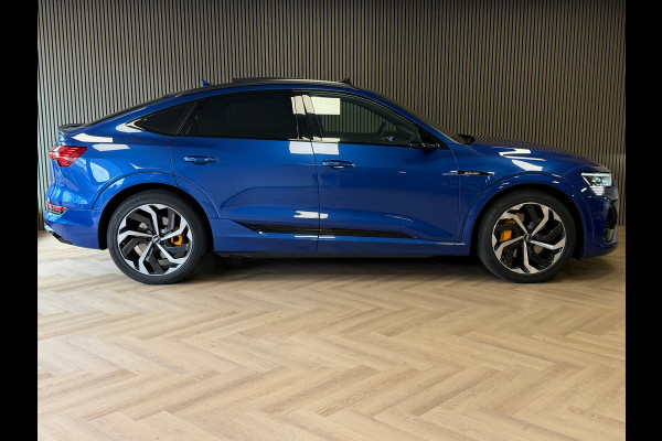 Audi e-tron Sportback 55 quattro S edition 95 kWh AUT. PANORAMADAK CAMERA VIRTUAL COCKPIT NAVI LEDER APPLE CARPLAY STOELVERWARMING