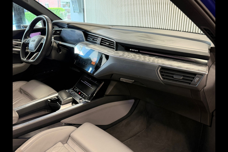 Audi e-tron Sportback 55 quattro S edition 95 kWh AUT. PANORAMADAK CAMERA VIRTUAL COCKPIT NAVI LEDER APPLE CARPLAY STOELVERWARMING