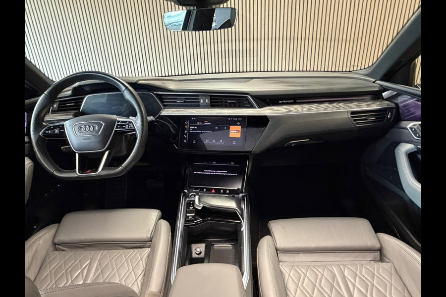 Audi e-tron Sportback 55 quattro S edition 95 kWh AUT. PANORAMADAK CAMERA VIRTUAL COCKPIT NAVI LEDER APPLE CARPLAY STOELVERWARMING