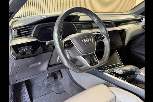 Audi e-tron Sportback 55 quattro S edition 95 kWh AUT. PANORAMADAK CAMERA VIRTUAL COCKPIT NAVI LEDER APPLE CARPLAY STOELVERWARMING