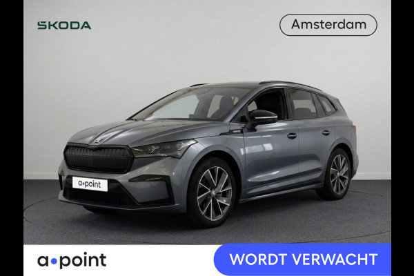 Škoda ENYAQ iV 80 Sportline 204pk | Navigatie | Warmtepomp | Dode hoek detectie | Adaptieve cruise controle | Parkeercamera