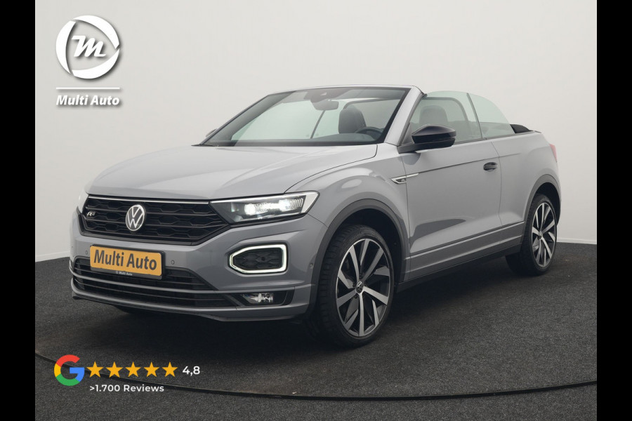 Volkswagen T-Roc Cabrio 1.5 TSI 2 x R-Line 150pk DSG Dealer O.H | Valcona Lederen Sportstoelen | Adaptive Cruise | Trekhaak Afn. | Beats Audio | IQ Drive | 19"L.M | Camera | Stuurverwarming |  Keyless | Matrix LED |