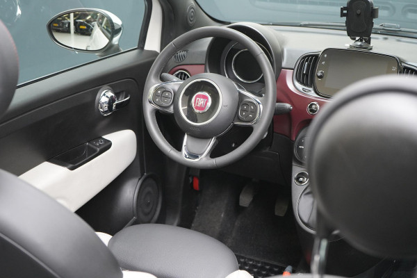 Fiat 500C 1.0 Hybrid Star | Navigatie | Apple Carplay | Climate control | Parkeersensoren | Half leder