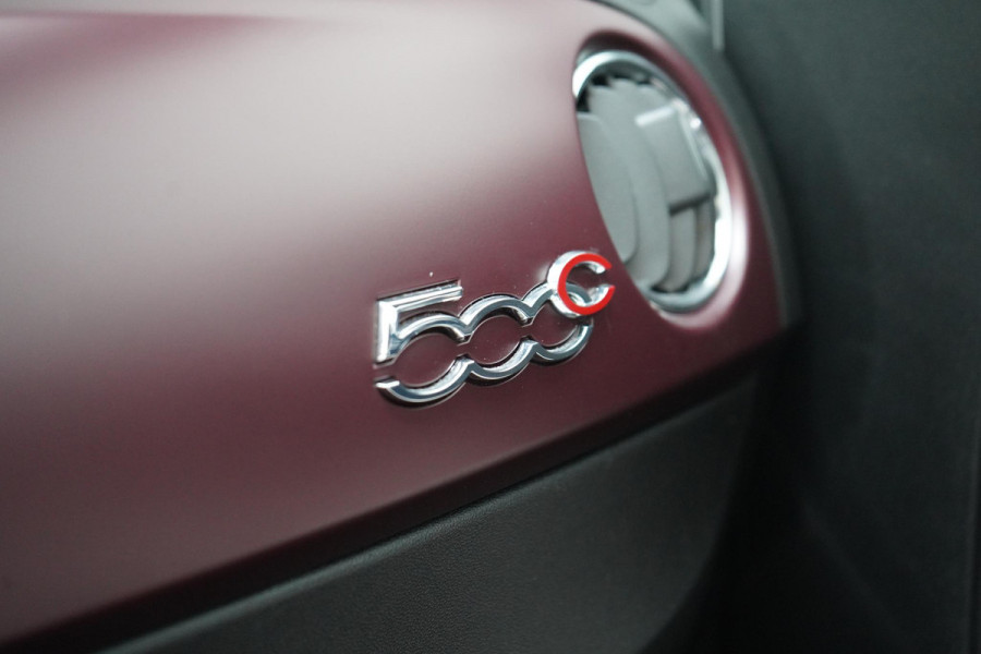 Fiat 500C 1.0 Hybrid Star | Navigatie | Apple Carplay | Climate control | Parkeersensoren | Half leder