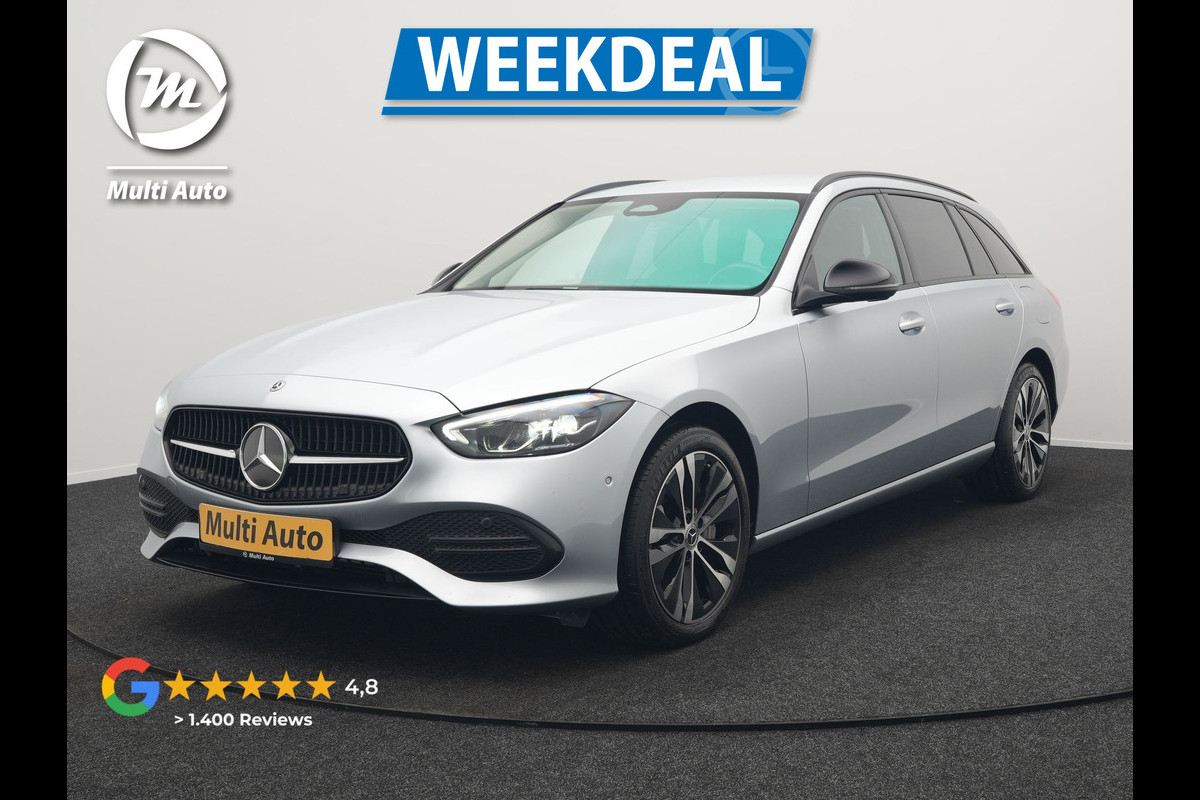Mercedes-Benz C-Klasse Estate 300 e Avantgarde PHEV 313pk Dealer O.H. | Trekhaak Af Fabriek | Camera | Night Pakket | Sportstoelen Verwarmd | Apple Carplay | Sfeerverlichting | Navigatie | Virtual | DAB |  Plug In Hybrid