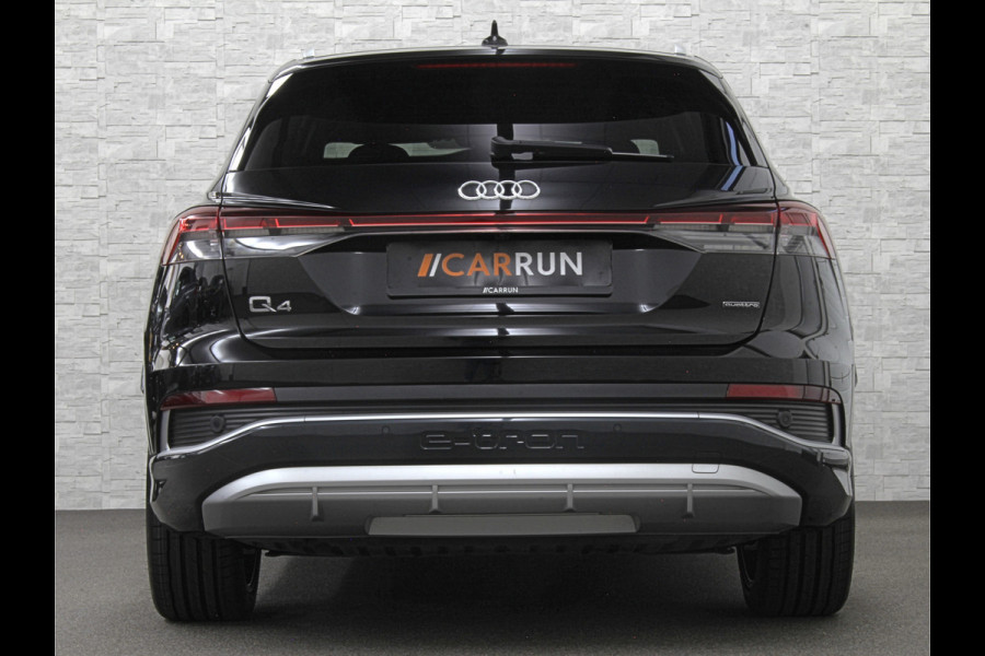 Audi Q4 e-tron 45 Quattro S-Line 77 kWh | ACC | Matrix-LED | Keyless-Entry | Standkachel | Carplay | Lane Assist | 3-Zone Clima | Stoelverwarming | Getint Glas | Autom. Parkeren | Virtual Cockpit |