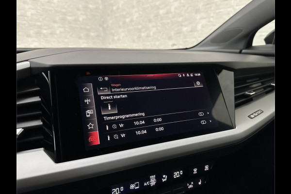 Audi Q4 e-tron 45 Quattro S-Line 77 kWh | ACC | Matrix-LED | Keyless-Entry | Standkachel | Carplay | Lane Assist | 3-Zone Clima | Stoelverwarming | Getint Glas | Autom. Parkeren | Virtual Cockpit |